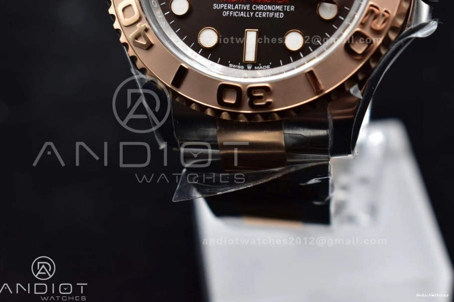 Edition Plated Best Clean 904L 1:1 Bracelet Brown 488 VR Rose Yacht-Master 126621 Dial SS Trendy Steel Gold On 0409